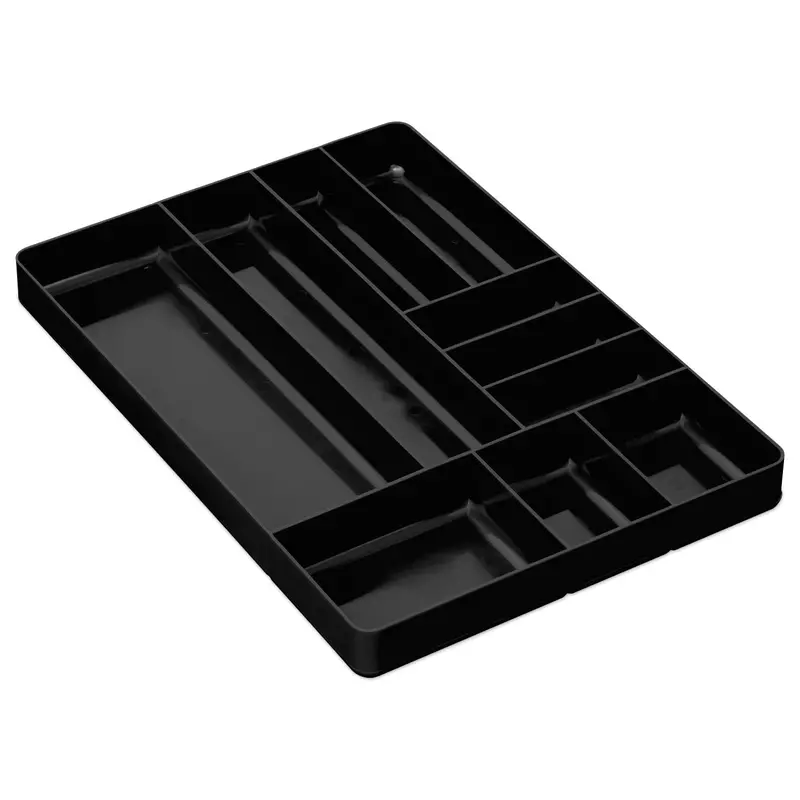 10-Compartment Heavy-Duty Stackable Tool Organizer Tray – Low-Profile Garage & Automotive Workshop Storage For Nuts, Bolts, And Small Parts 1