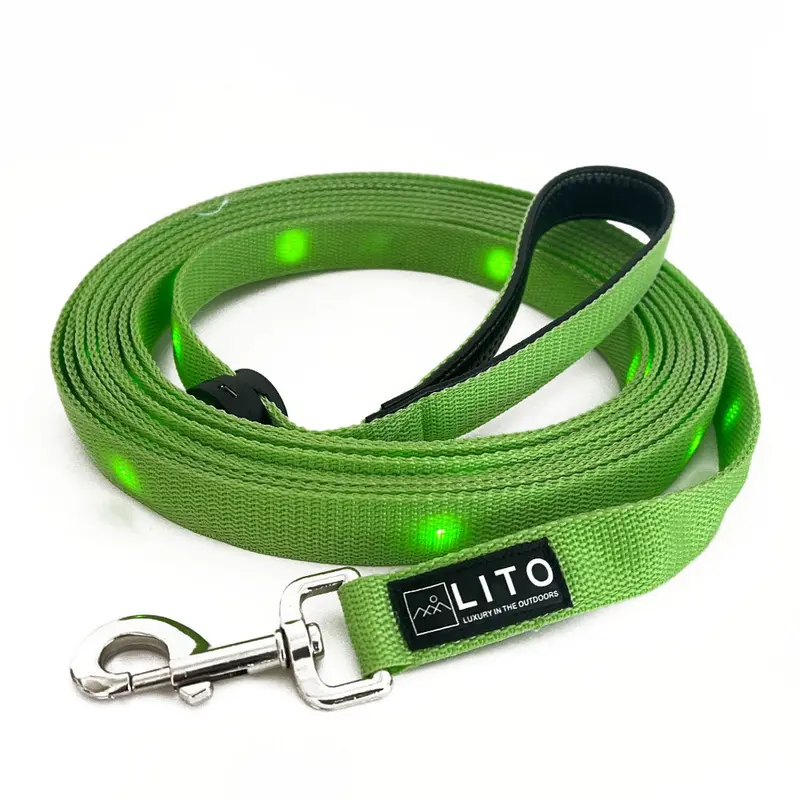 20-Foot Glow Long-Line Dog Leash – Extended Light-Up Tether For Campsites 2