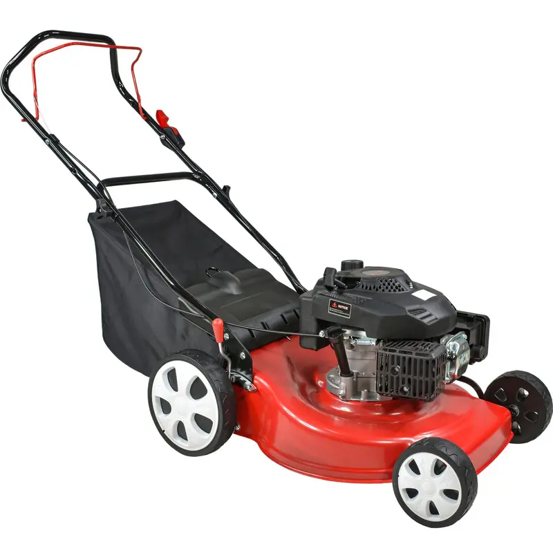 20-Inch 5 Hp Gas Lawn Mower — 159Cc Engine, 7-Position Adjustable Height, 1.3L Fuel Tank, Grass Catcher Included 1