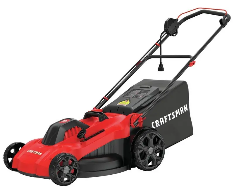 20-Inch Corded Electric Lawn Mower — 13-Amp Motor, Red Finish (Model Cmemw213) 1
