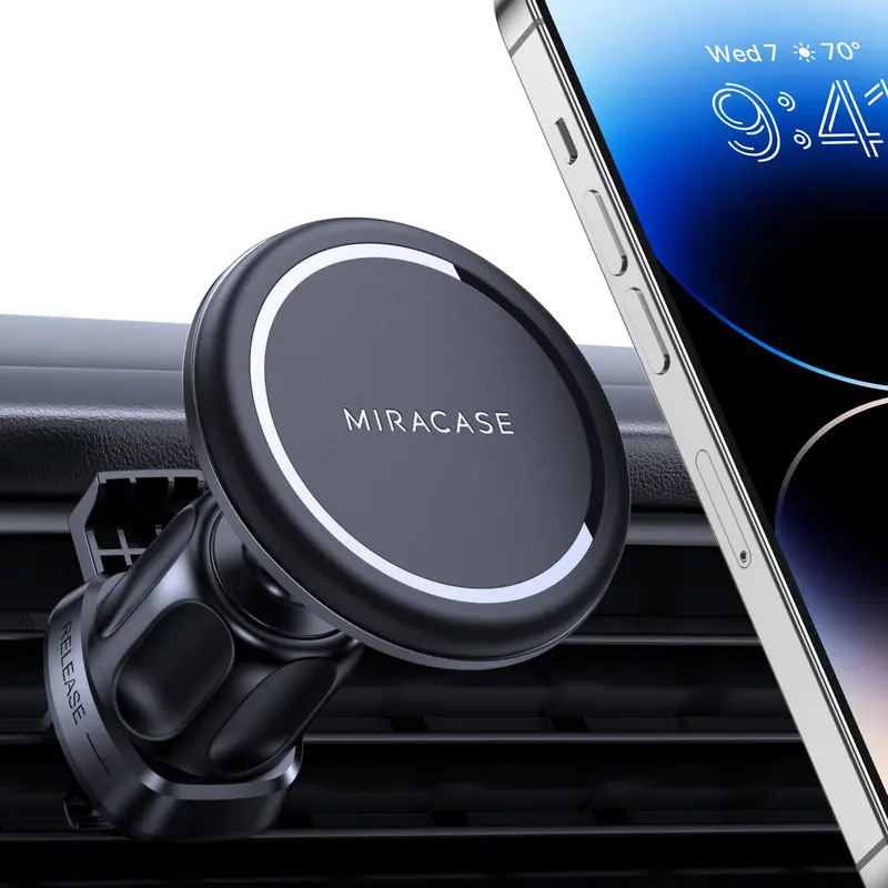 2024 Super-Suction Magnetic Car Mount – Dual Vent & Magnetic Mount For Iphone 15–13 & Most Smartphones 1