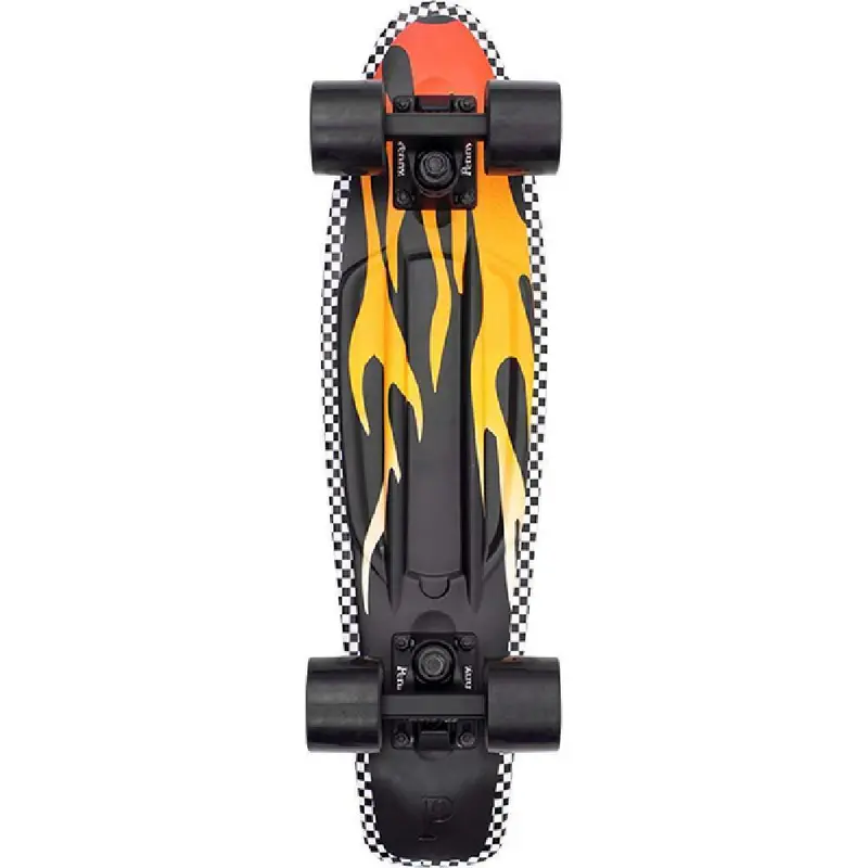 22-Inch Flame Black Original Penny Board Skateboard 1