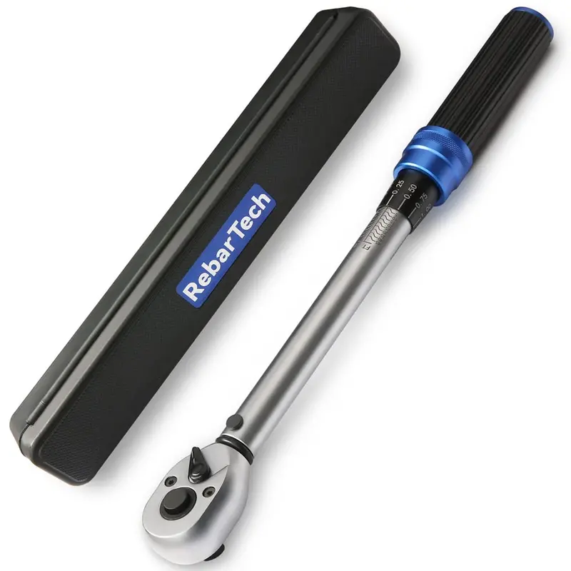 3/8" Drive Precision Torque Wrench — 5–45 Ft-Lb / 7–61 Nm, Adjustable Click-Type With Ergonomic Grip 1