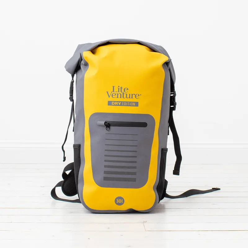 30L Waterproof Dry Backpack With Roll-Top Closure 1
