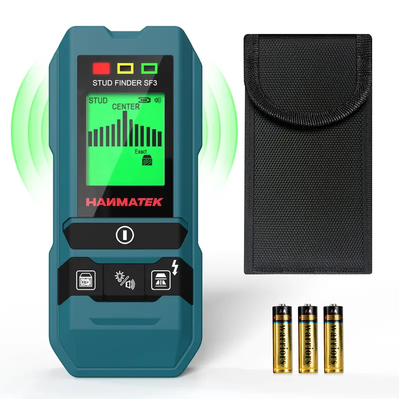 6-In-1 High-Precision Wall Scanner – Detects Live Ac Wires, Wood, Metal, Studs, Pipes, Ideal For Home Renovations 1