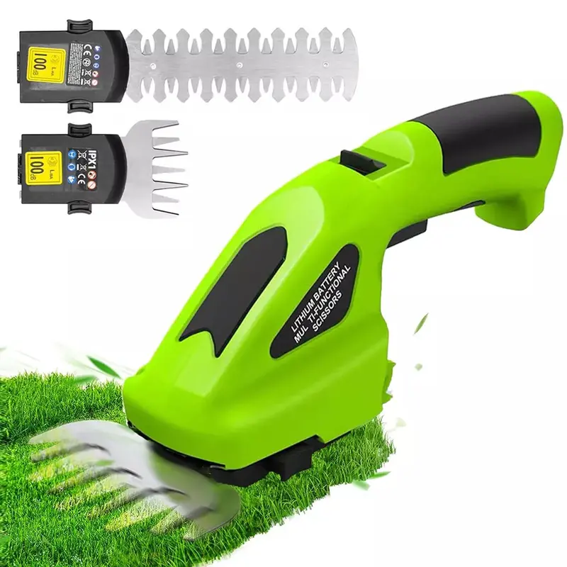 7.2V 2-In-1 Cordless Grass & Hedge Trimmer – Safety-Designed, Rechargeable Handheld Tool 1