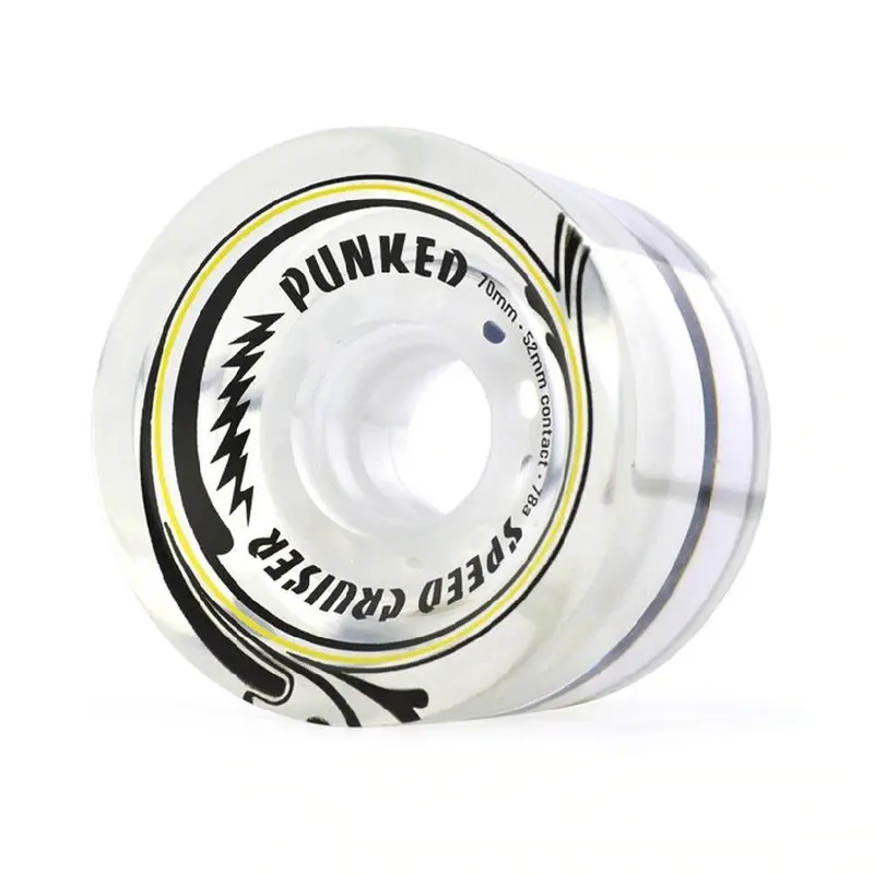 70Mm Gel-Clear Speed Cruiser Longboard Wheels 1