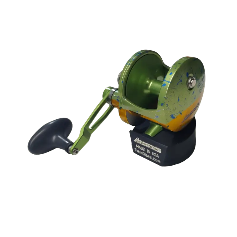 Accurate Valiant 2-Speed Twin-Drag Baitcasting Reel – Mahi Model 2