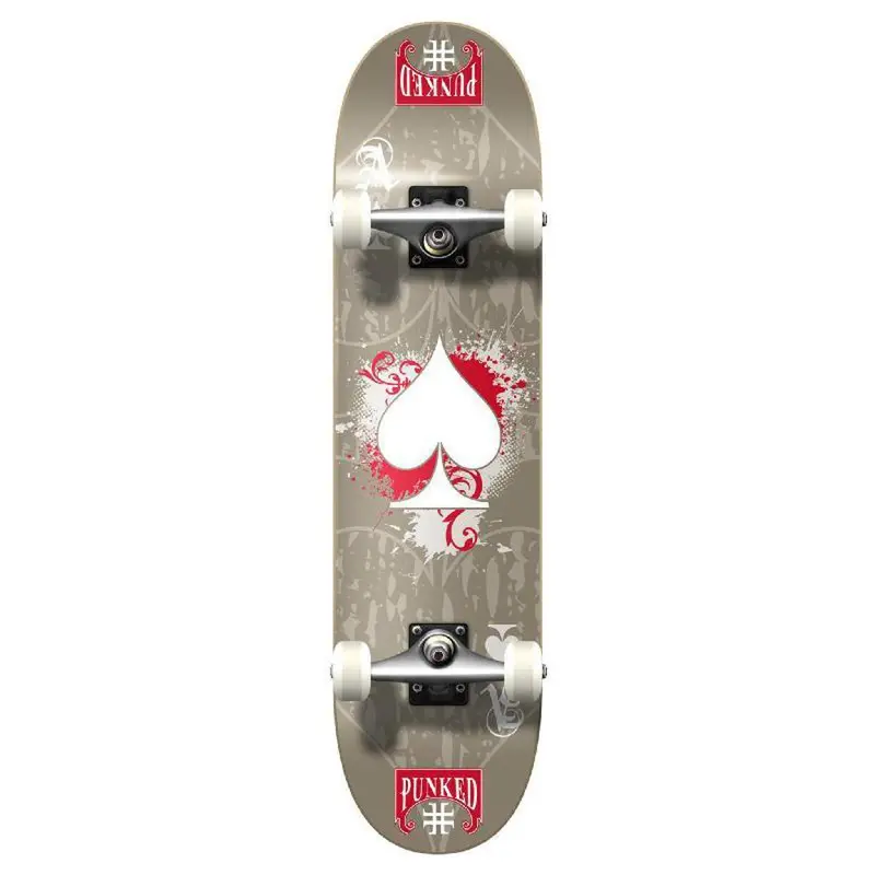 Ace Grey Punked Complete Skateboard 1