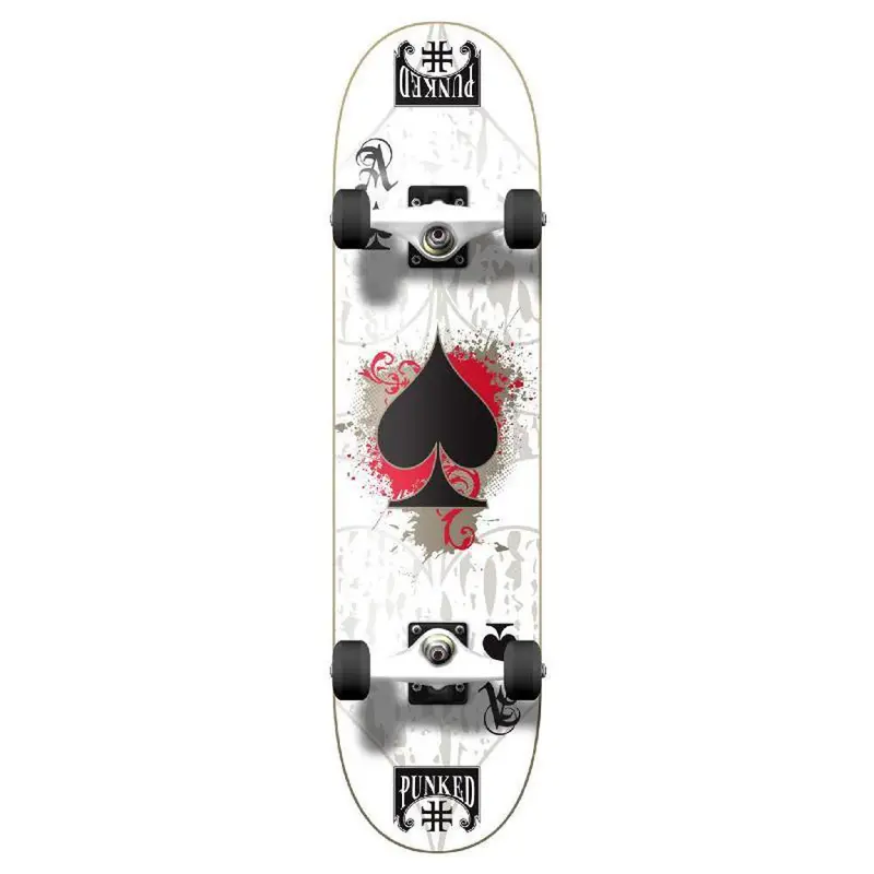 Ace White Punked Complete Skateboard 1