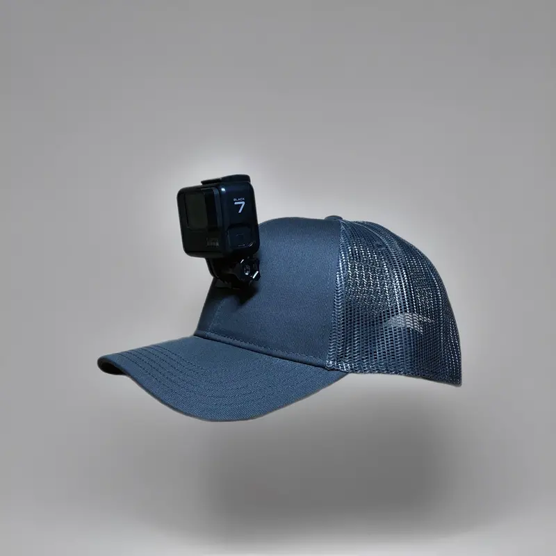 Actionhat Custom Charcoal Mesh Curved-Bill Cap 1