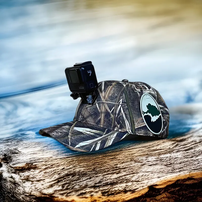 Actionhat Custom Shadow Grass Blades Camo Curved-Bill Cap 1