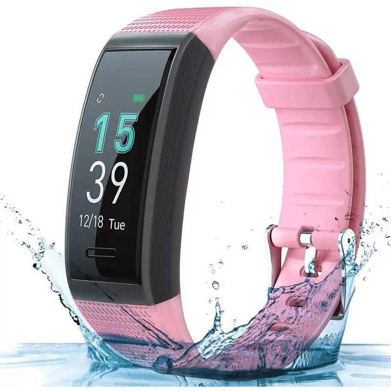Akaso Pink Fitness Tracker Watch – Waterproof Activity Monitor For Women 1