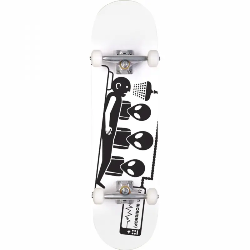 Alien Workshop Abduction White 7.7" Complete Skateboard 1