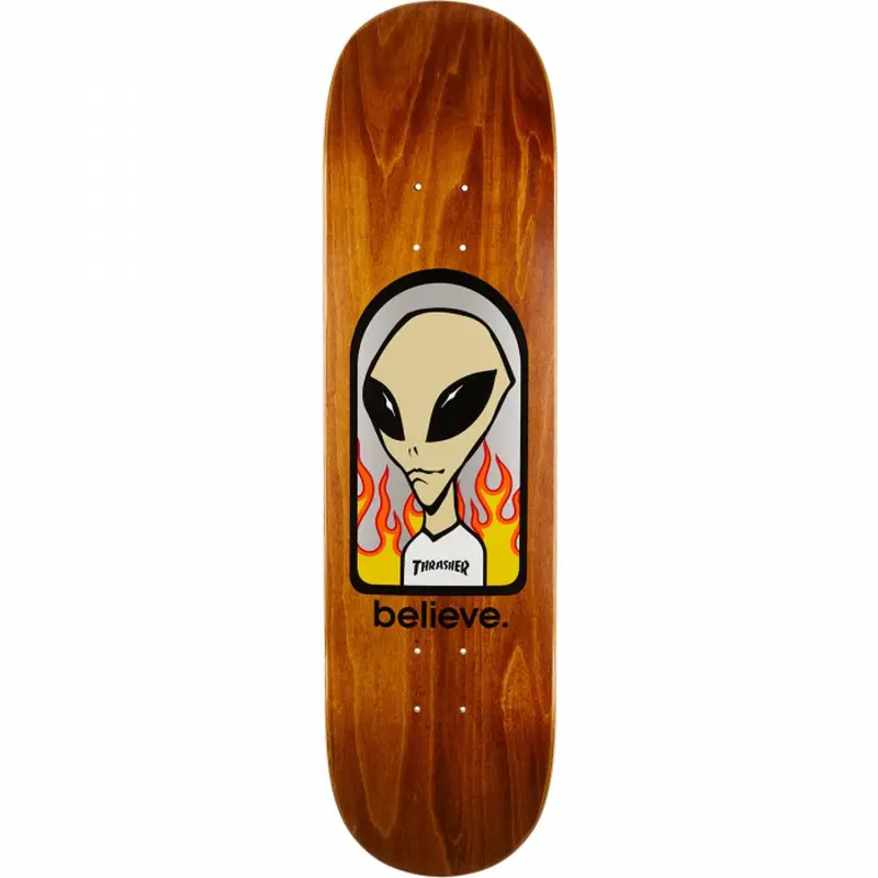 Alien Workshop Believe Thrasher 8.25" Skateboard Deck 1