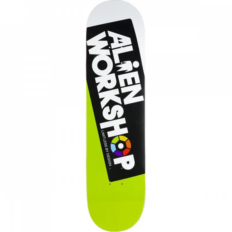 Alien Workshop Filmworks Green 8.25-Inch Skateboard Deck With Artistic Graphic Design 1