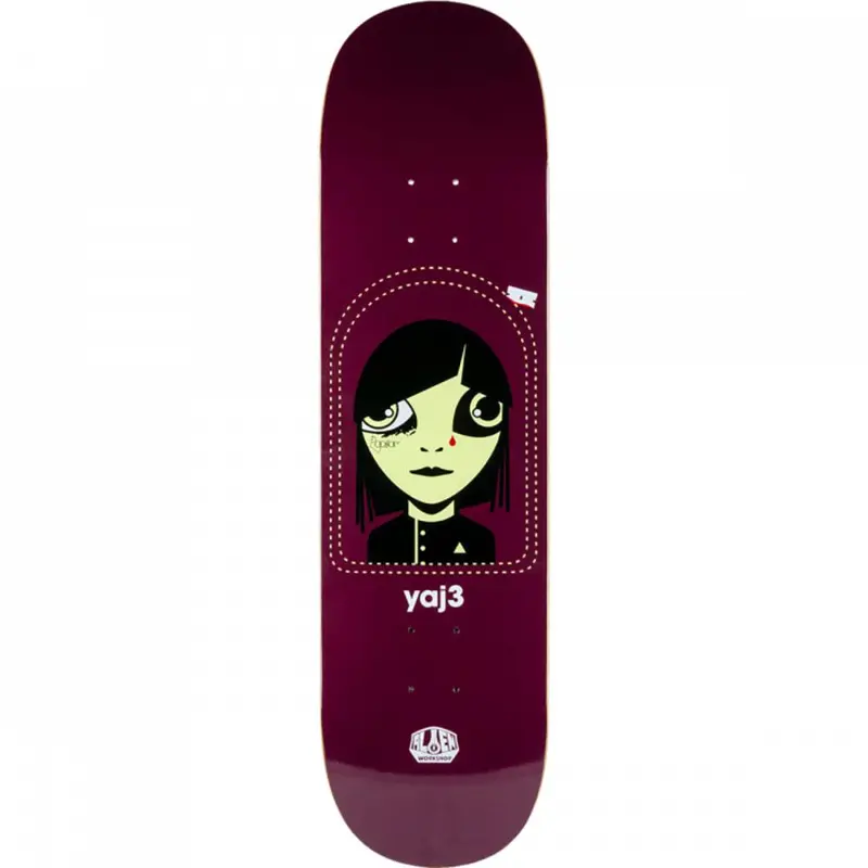 Alien Workshop Popson Egirl Purple 8.5" Skateboard Deck 1