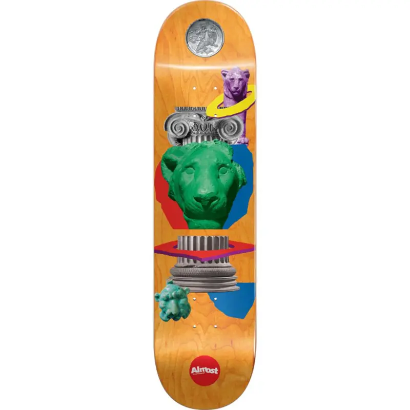 Almost Dilo Relics 8.12" Skateboard Deck – Vintage-Inspired Street Deck 1