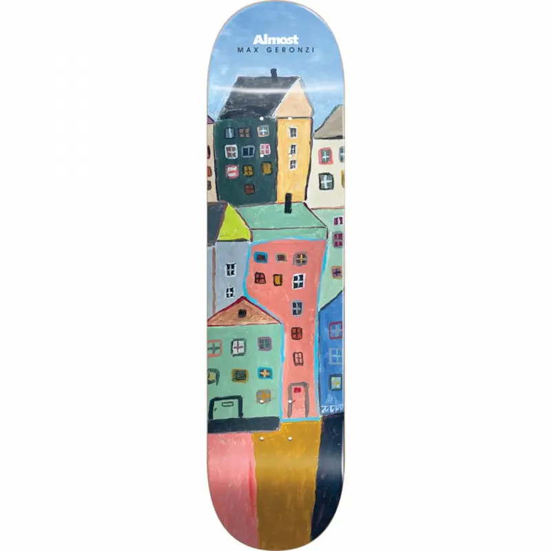 Almost Max Geronzi Places/Right 8.25" Skateboard Deck – Collaborative Pro Deck 1