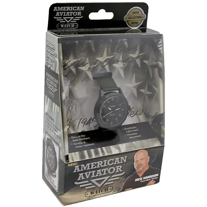 American Aviator Limited Edition Unisex Watch – Rick Harrison Collection 1