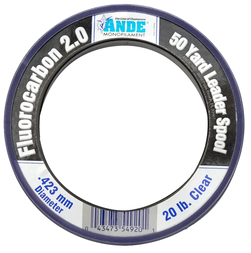 Ande Fluorocarbon Leader Material – 2.0 Lb Test 1