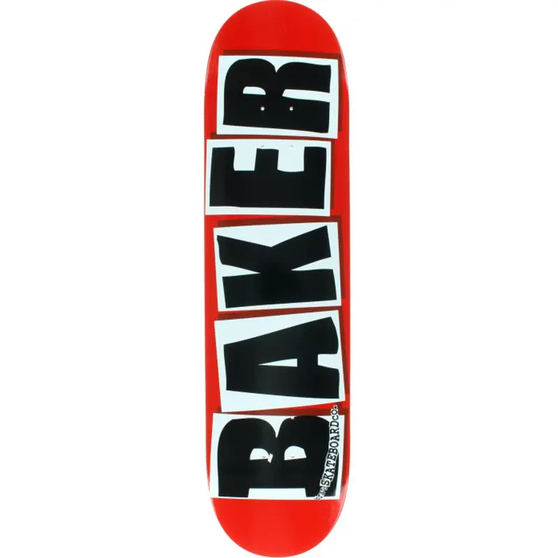 Baker Brand Logo Red/Black 7.88-Inch Skateboard Deck 1