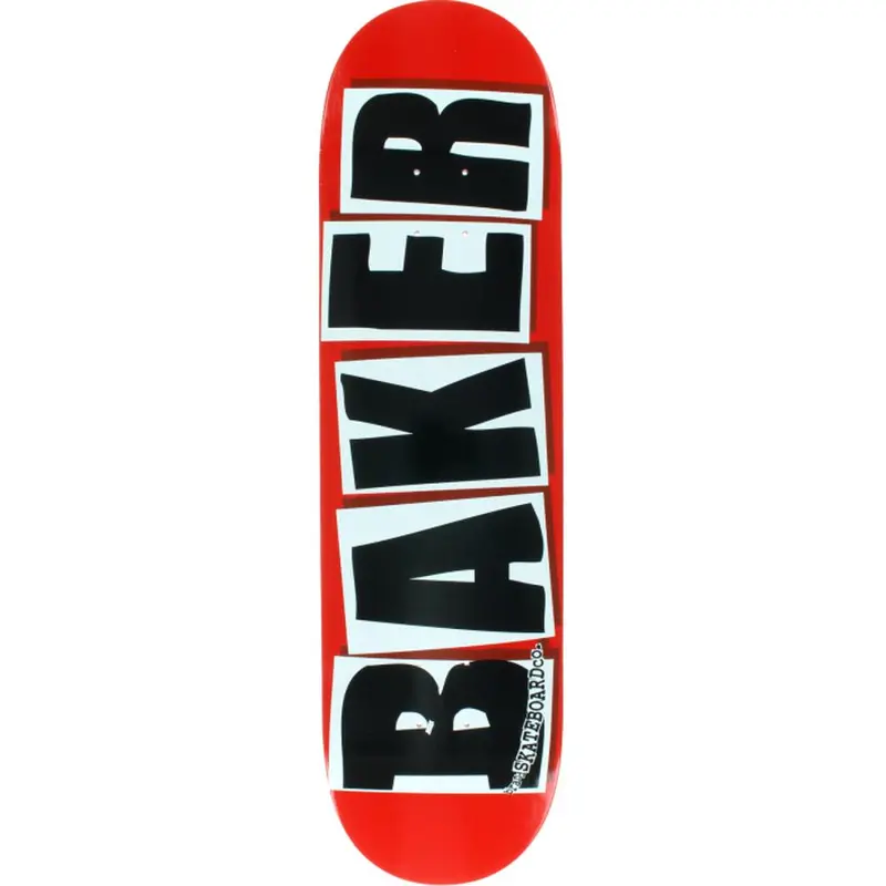 Baker Brand Logo Red/Black 8.38-Inch Skateboard Deck 1