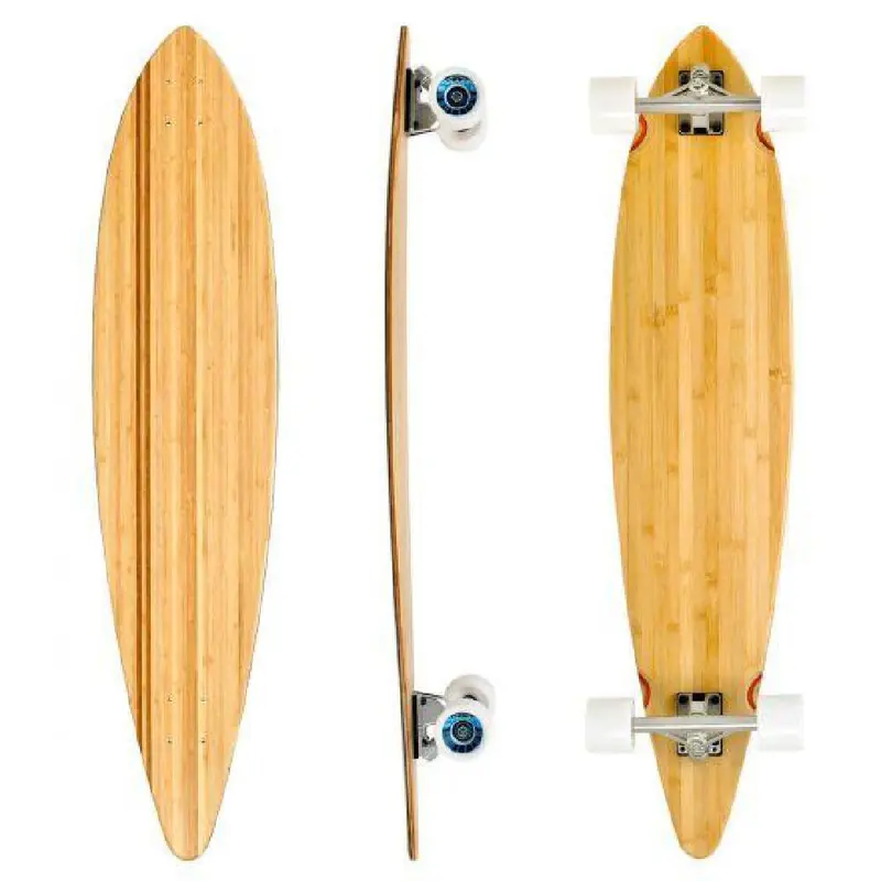 Bamboo Blank 42-Inch Limited-Edition Pintail Short Longboard 1