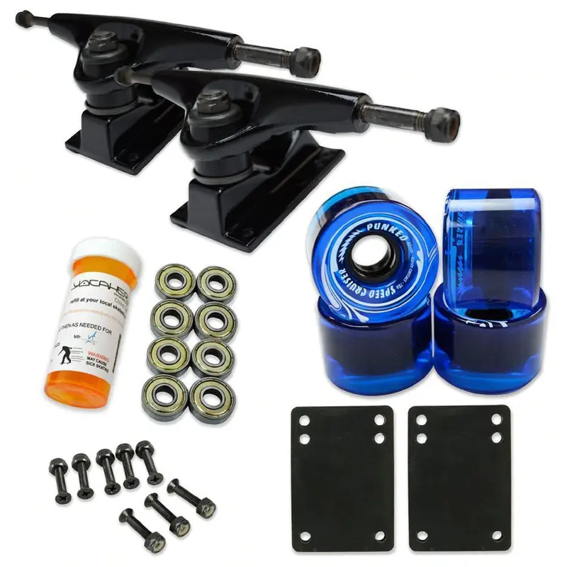 Beginner Skateboard Starter Kit – Includes 62Mm Wheels & Black Trucks 1