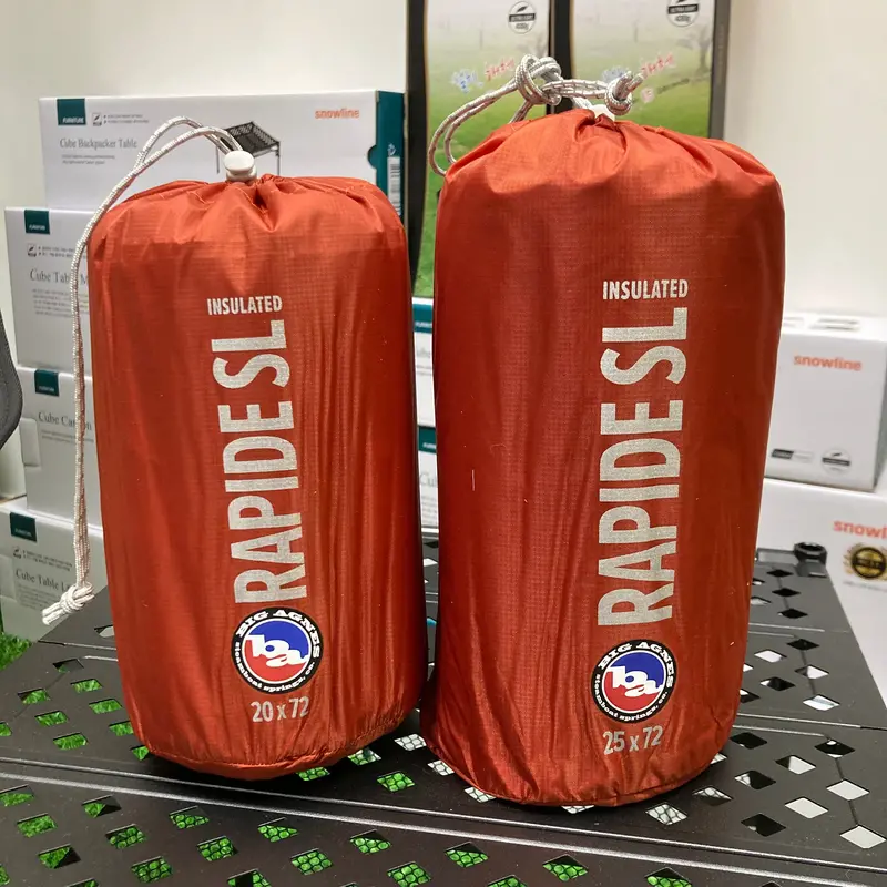 Big Agnes Insulated Rapid Sl Sleeping Pad — Superlight R-Value 4.8 Air Mattress With Thermal Reflective Layer 1