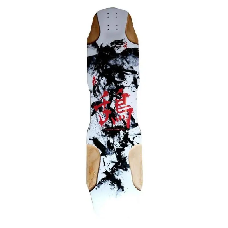 Black Crow Kanji Freeride Longboard Deck – 38-Inch Japanese-Inspired Downhill Board 1