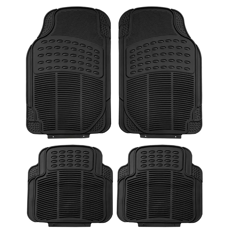 Black Floor Mat – Simple, Durable Automotive Interior Mat 1