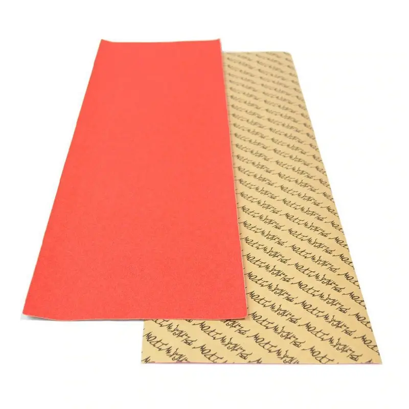 Black Widow Red 33-Inch Longboard Griptape Sheet (9" X 33") 1