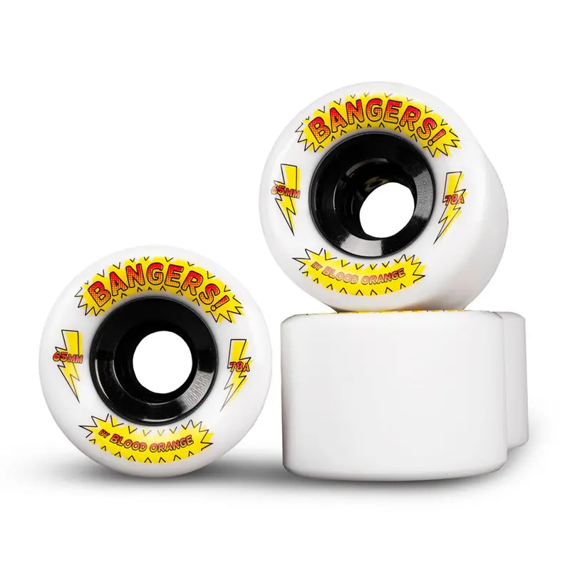 Blood Orange Bangers 65Mm/78A Soft Skateboard Wheels – 4-Pack 1