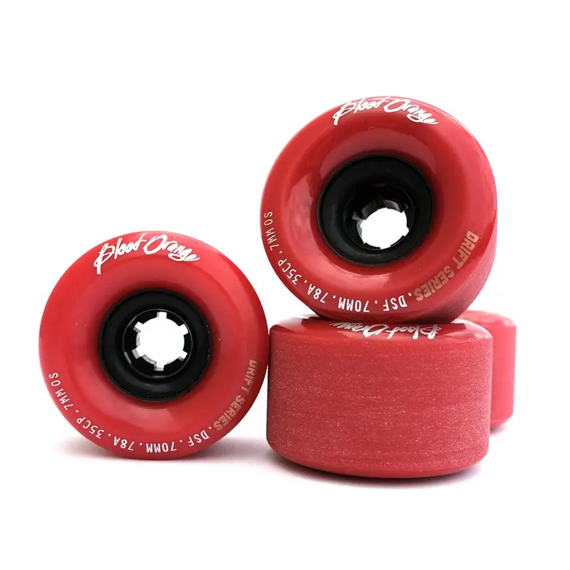 Blood Orange Drift Oxblood 70Mm × 78A Longboard Wheels (4-Pack) 1