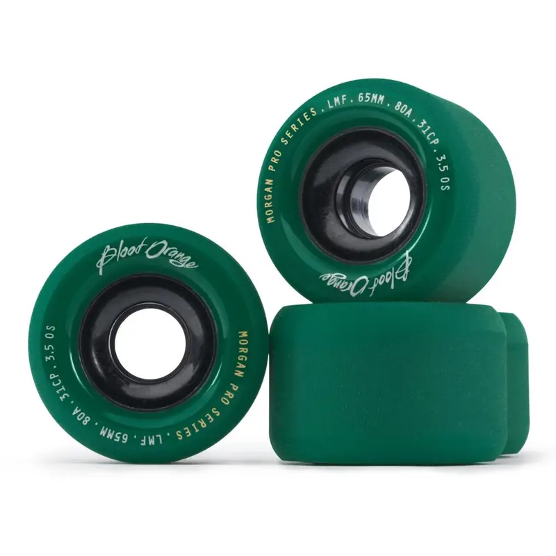 Blood Orange Morgan Pro 65Mm × 80A Midnight Green Skateboard Wheels – Pack Of 4 1