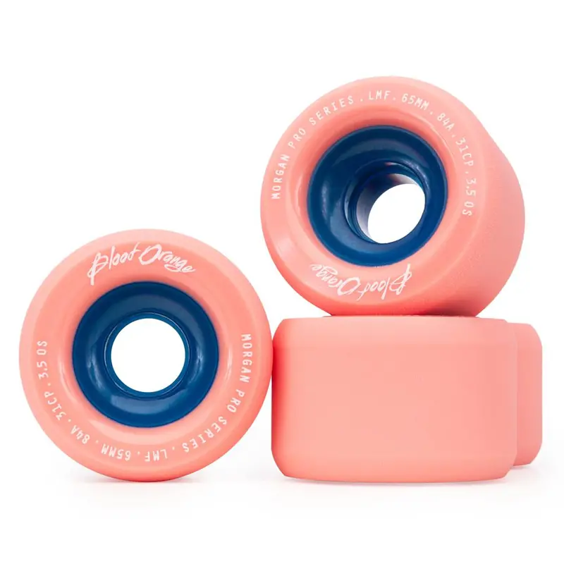 Blood Orange Morgan Pro 65Mm × 84A Coral Skateboard Wheels – Pack Of 4 1