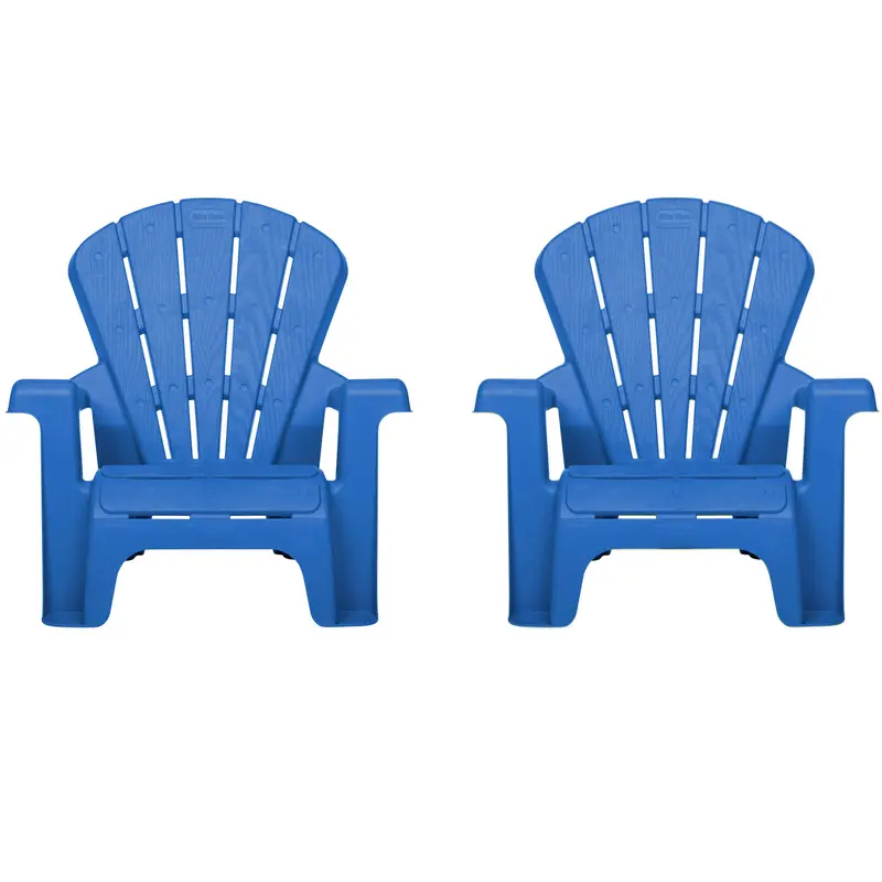 Blue Garden Accent Chairs – 2-Piece Set 1