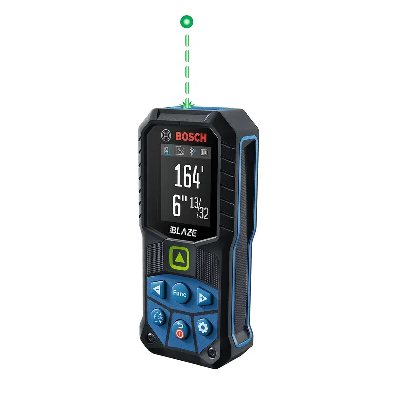 Bosch Glm165-27Cgl Green Laser Distance Measurer – 165-Ft Range, Li-Ion Battery & Carry Case 1