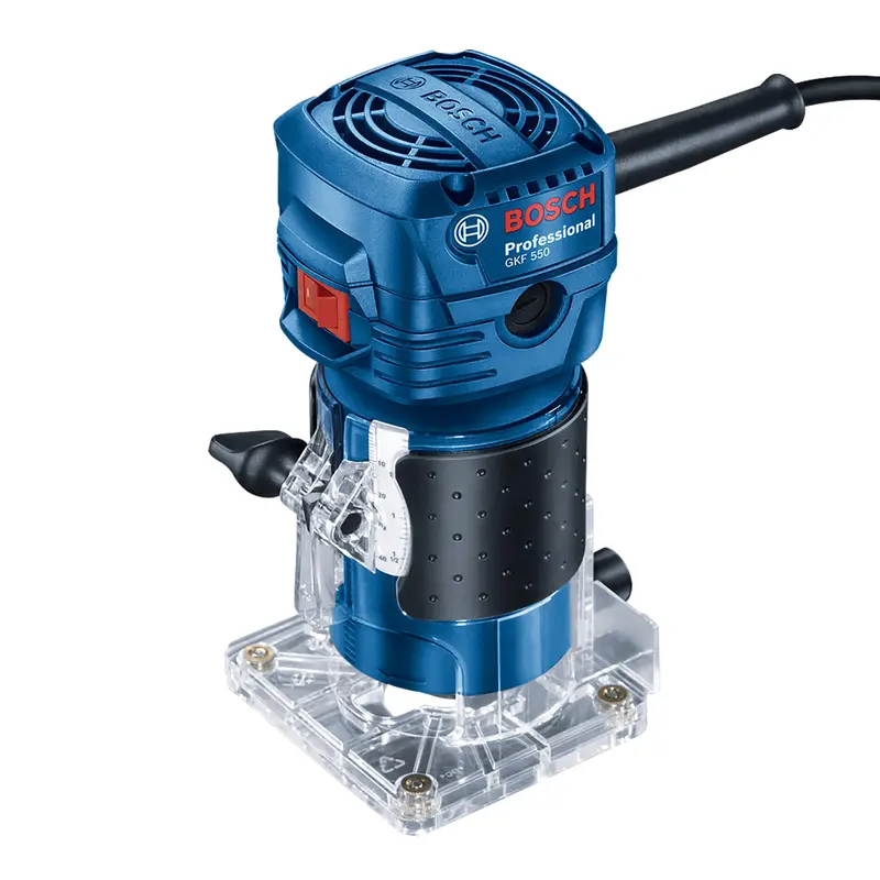Bosch Variable-Speed Router – 127V, 550W With Dual Collet Sizes 1