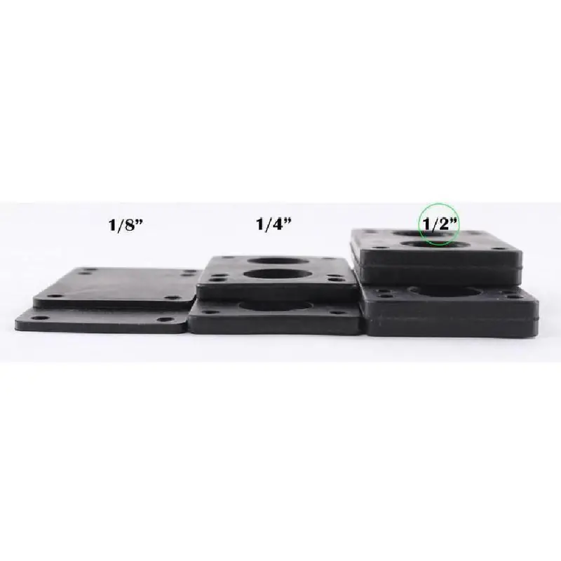 ½-Inch Rubber Longboard Risers – Pack Of Two 1