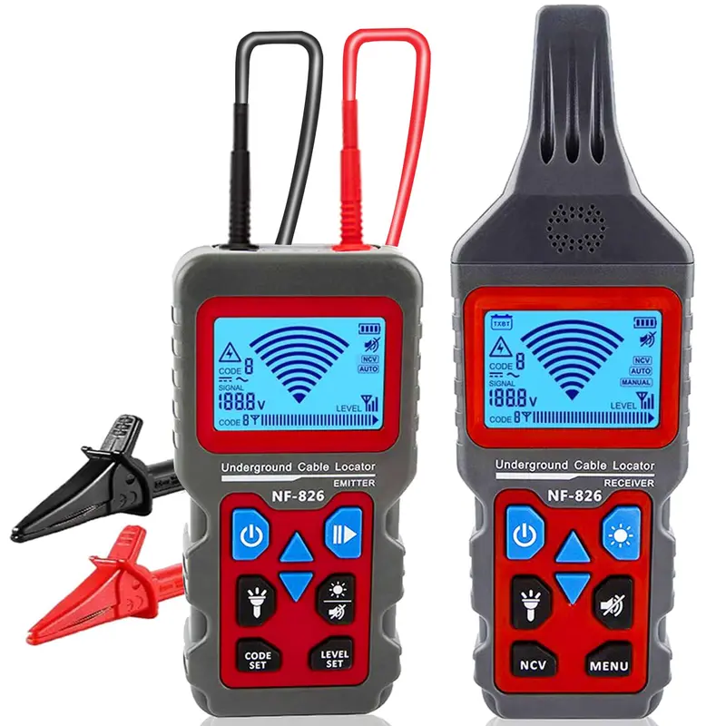 Cable & Pipe Tracking Detector – Fuse Box, Switch, And Short/Open Circuit Fault Finder For Walls And Conduits 1