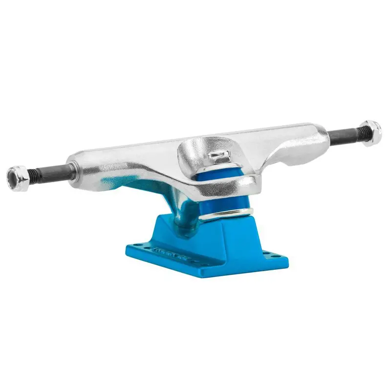 Caliber Standard 9-Inch Raw/Satin Blue Skateboard & Longboard Trucks – Pair 1