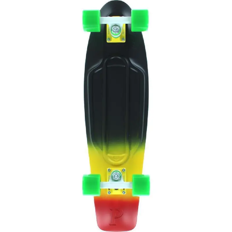 Caribbean Fade 27" Nickel Penny Cruiser Board 1