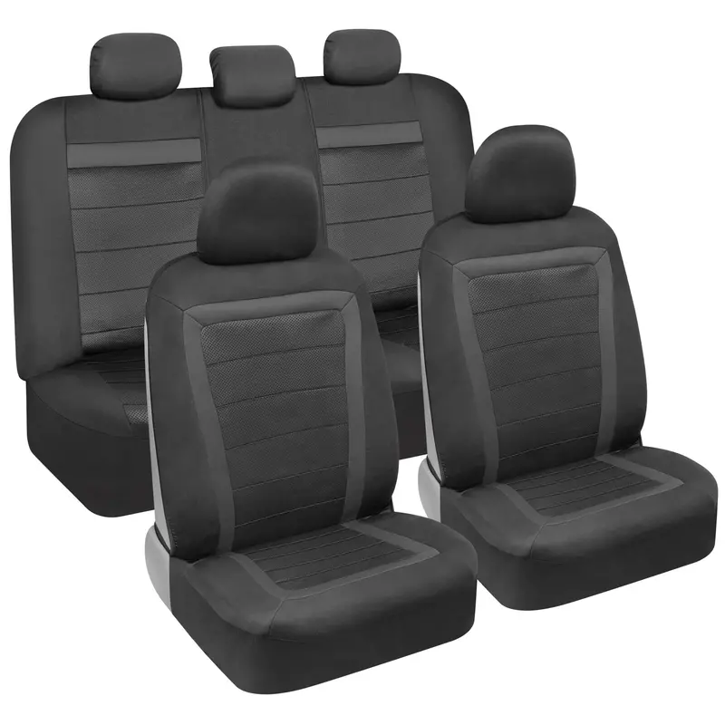 Carxs Freshmesh Full Interior Kit – Charcoal-Accented Mesh Front Covers + Split Rear Protector 1