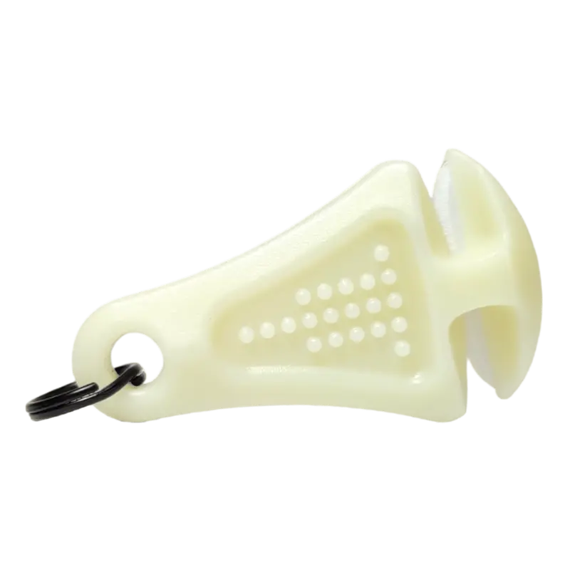 Ceramic Line Cutter Zipper Pull With Glow-In-The-Dark Finish 1