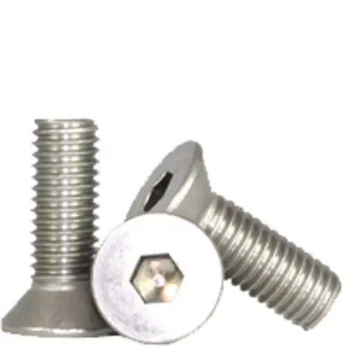 Chipmunk Hardware 10-Pack 1/4"-20 X 1" Flat Head Socket Screws – A4 Stainless Steel (316), Full Thread, Coarse Pitch 1