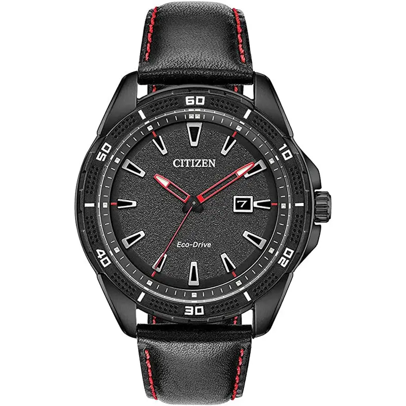 Citizen Aw1585-04E Men’S Quartz Watch With Black Dial And Silver Accents 1
