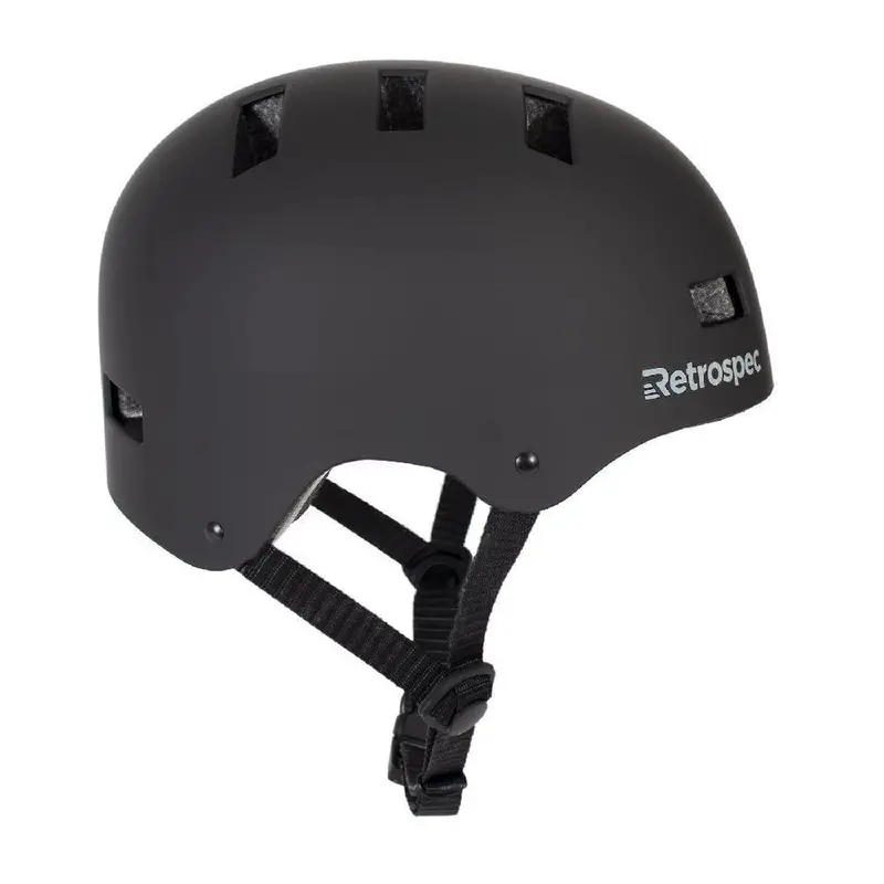 Cm-1 Matte Black Commuter Skate Helmet 1