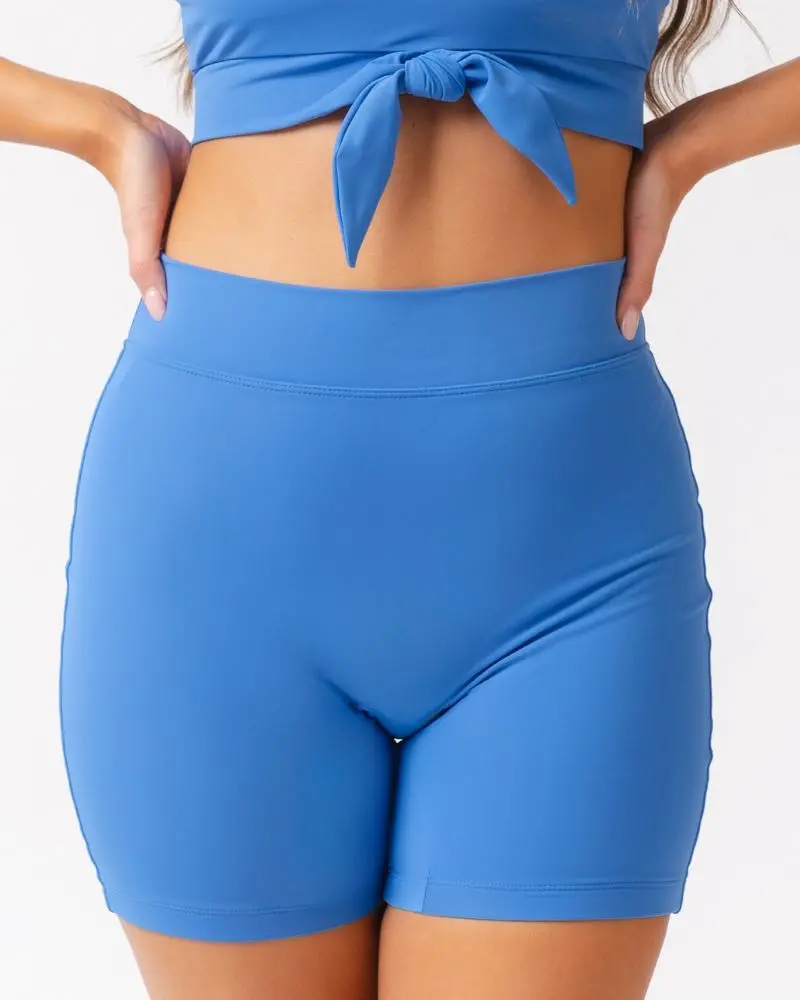 Coastline Blue Performance Bike Shorts 1